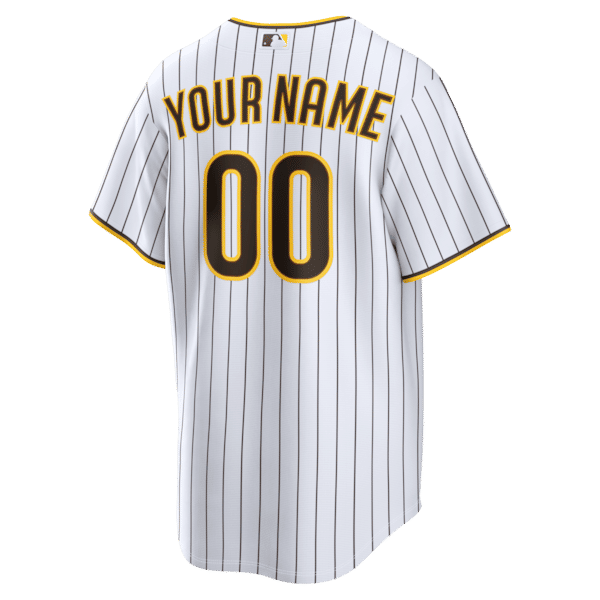 Custom San Diego Padres Home Replica Custom Jersey White