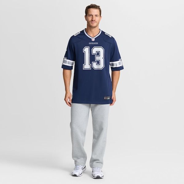 Custom Caleb Downs Dallas Cowboys 2026 NFL Draft First Round Pick No. 11 Game Jersey Navy