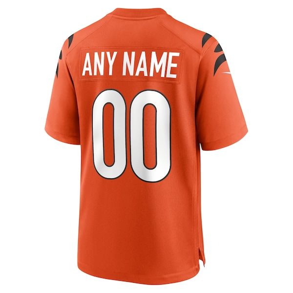 Custom Cincinnati Bengals Alternate Game Custom Jersey Orange