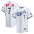 Custom Bobby Witt Jr. Kansas City Royals 2026 All-Star Edition Stars & Stripes Stadium Jersey White