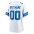 Custom Detroit Lions Custom Game Jersey White