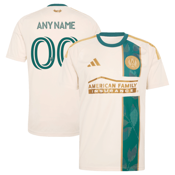 Customized Atlanta United FC 2026 Spirit of '96 Replica Custom Jersey Tan