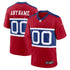 Custom New York Giants Alternate Game Custom Jersey Century Red