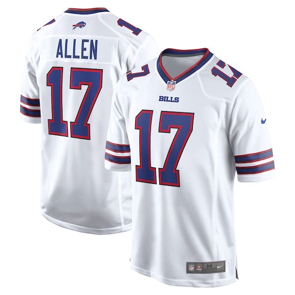 Custom Josh Allen Buffalo Bills Game Jersey White