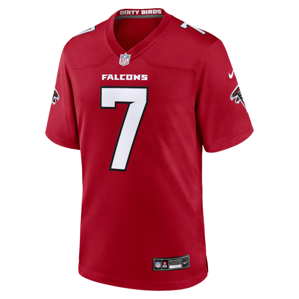 Custom Bijan Robinson Atlanta Falcons Game Jersey Red