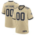 Custom New Orleans Saints Gameday Golds Custom Game Jersey Gold