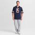 Custom Rome Odunze Chicago Bears Game Jersey Navy