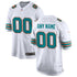 Custom Miami Dolphins Alternate Custom Game Jersey White