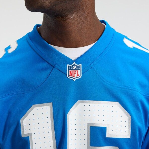 Custom Jared Goff Detroit Lions Game Jersey Blue
