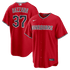 Custom Travis Bazzana Cleveland Guardians Alternate Replica Jersey Red