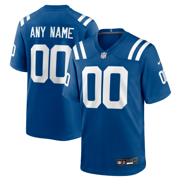 Custom Indianapolis Colts Custom Game Jersey Royal
