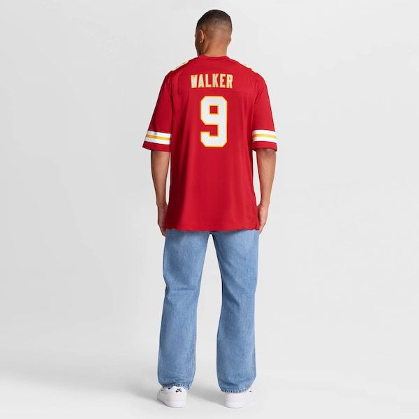 Custom Kenneth Walker III Kansas City Chiefs Game Jersey Red