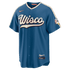 Custom Christian Yelich Milwaukee Brewers 2026 City Connect Stadium Jersey Mineral Blue
