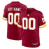 Custom Washington Commanders Custom Game Jersey Burgundy