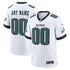 Custom Philadelphia Eagles Custom Game Jersey White