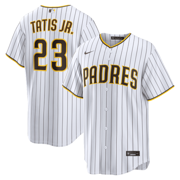 Custom Fernando Tatis Jr. San Diego Padres Home Replica Jersey White