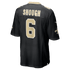 Custom Tyler Shough New Orleans Saints Game Jersey Black