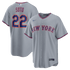 Custom Juan Soto New York Mets Road Replica Jersey Gray