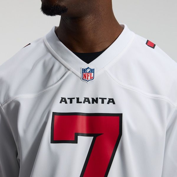 Custom Bijan Robinson Atlanta Falcons Game Jersey White