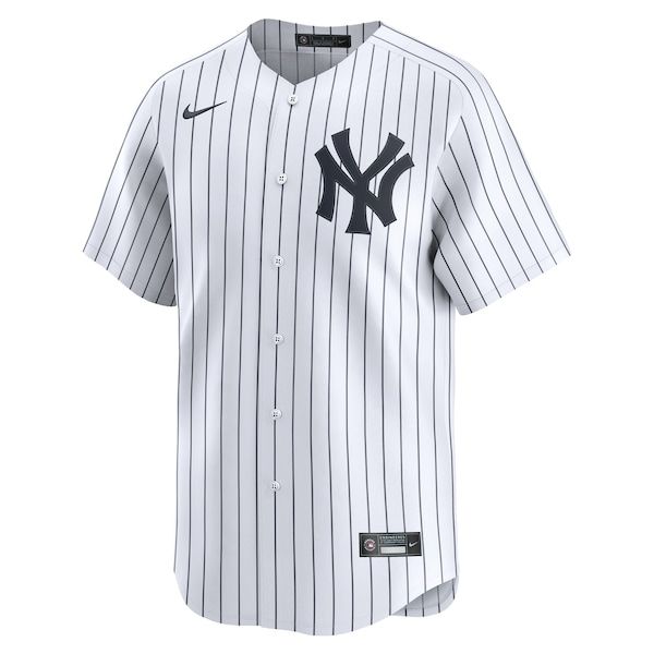Custom New York Yankees Home Limited Custom Jersey White