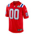 Custom New England Patriots Custom Game Jersey Red