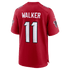 Custom Jalon Walker Atlanta Falcons Game Jersey Red