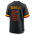 Custom Washington Commanders Jayden Daniels Alternate Game Jersey Black