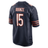 Custom Rome Odunze Chicago Bears Game Jersey Navy