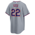 Custom Juan Soto New York Mets Road Replica Jersey Gray