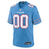Custom Tennessee Titans Custom Game Jersey Light Blue