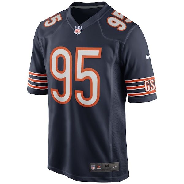 Custom Richard Dent Chicago Bears Retired Player Game Jersey Navy