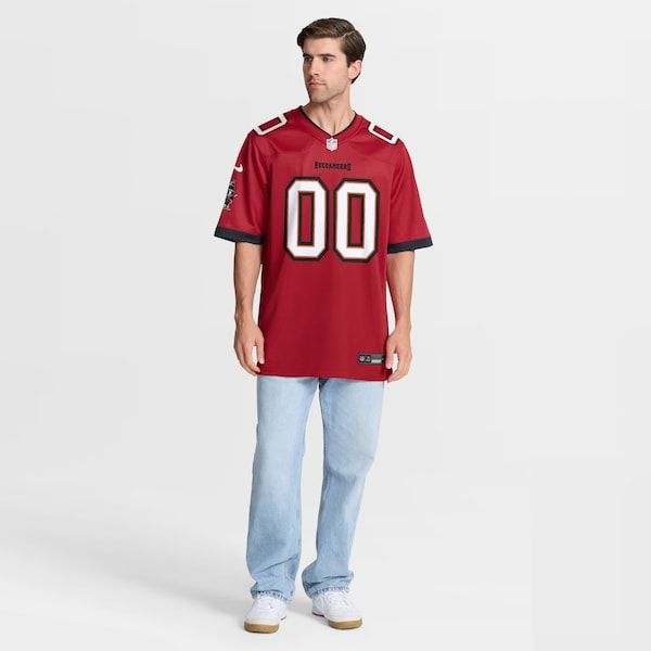 Custom Tampa Bay Buccaneers Custom Game Jersey Red