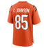 Custom Chad Johnson Cincinnati Bengals Retired Player Alternate Game Jersey Orange