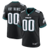 Custom Philadelphia Eagles Alternate Custom Game Jersey Black