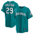 Custom Cal Raleigh Seattle Mariners Alternate 50th Season Patch Stadium Jersey Teal