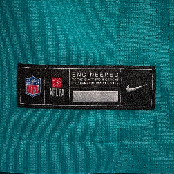 Custom Jacob Rodriguez Miami Dolphins Alternate Game Jersey Aqua