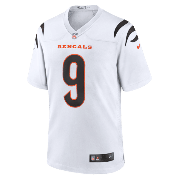 Custom Joe Burrow Cincinnati Bengals Game Jersey White
