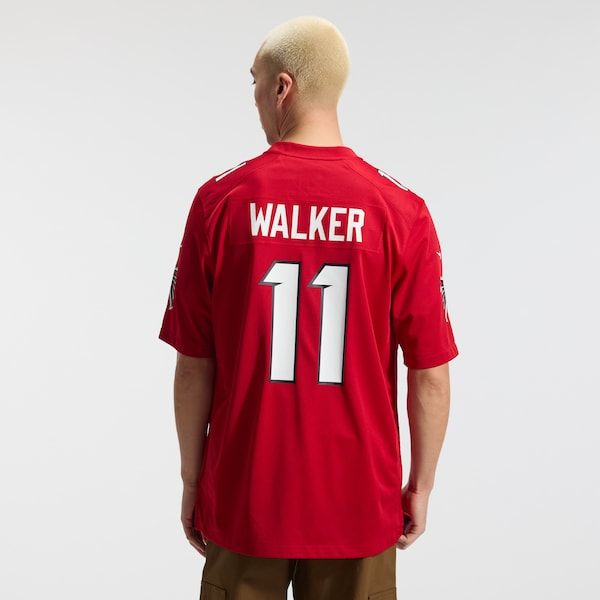 Custom Jalon Walker Atlanta Falcons Game Jersey Red