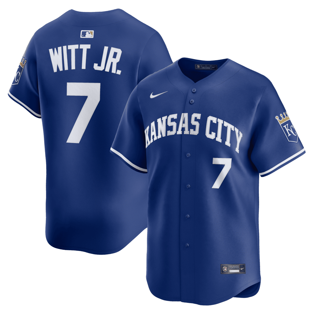Custom Bobby Witt Jr. Kansas City Royals Alternate 2 Limited Player Jersey Royal