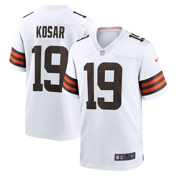 Custom Bernie Kosar Cleveland Browns Retired Player Game Jersey White