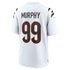 Custom Myles Murphy Cincinnati Bengals Game Jersey White