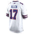 Custom Josh Allen Buffalo Bills Game Jersey White