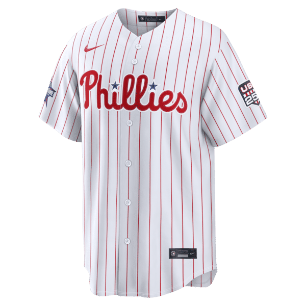 Custom Philadelphia Phillies 2026 All-Star Game Stars & Stripes Stadium Pick-A-Player Jersey White