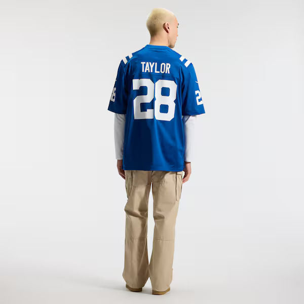 Custom Jonathan Taylor Indianapolis Colts Game Jersey Royal