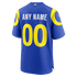 Custom Los Angeles Rams Custom Game Jersey Royal