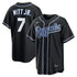 Custom Bobby Witt Jr. Kansas City Royals Fashion Replica Black Out Jersey