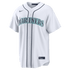 Custom Josh Naylor Seattle Mariners Home Replica Jersey White