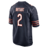 Custom Coby Bryant Chicago Bears Team Game Jersey Navy