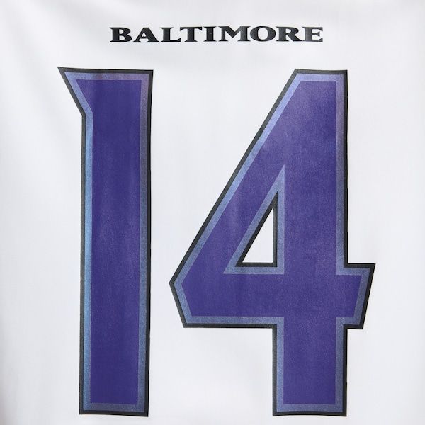 Custom Kyle Hamilton Baltimore Ravens Game Jersey White