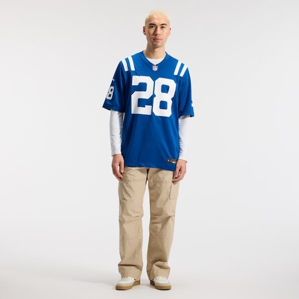 Custom Jonathan Taylor Indianapolis Colts Game Jersey Royal
